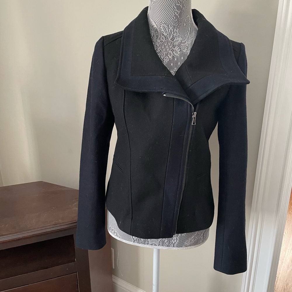 Ann taylor moto coat